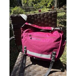 Patagonia Half Mass Large Messenger Bag Laptop 2-tone Purple Pink Reflector